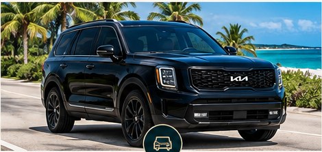 Illustrative image of a premium black SUV